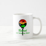 Golf and retirement coffee mug