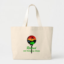 Golf and retirement tote bag