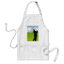 Golf Ball Coming at You Aprons