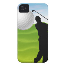 Golf Ball Coming at You iPhone 4 Covers