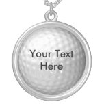 Golf Ball Message Pendant & Chain