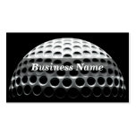 Golf Ball (Under Spotlight) Business Card Templates