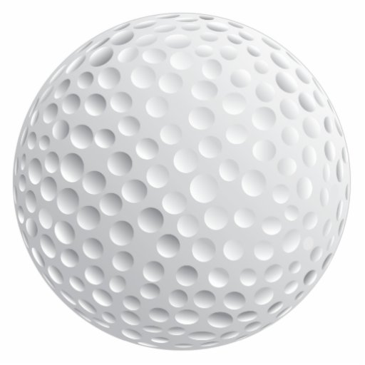 golf ball vector graphic acrylic cut out