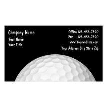 Golf Business Cards