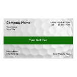 Golf Business Cards