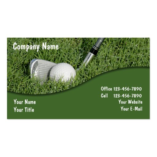 Golf Business Cards