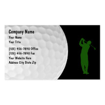 Golf Business Cards