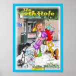 Golf cartoon poster
