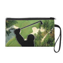 Golf Course Wristlet Clutch