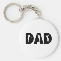 Golf Dad Gift Key Chains