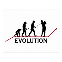 Golf Evolution Postcards
