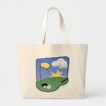 Golf hole in 1 canvas bags