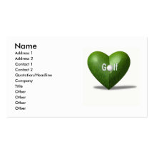 Golf Lover Business Card