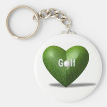 Golf Lover Design Keychain