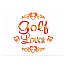 Golf Lover Postcards