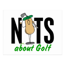 Golf Nut 2 Post Cards