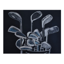 "Golf Outing Notice" post card