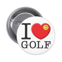 Golf Pinback Button