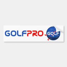 Golf Pro Bumper Sticker