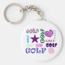 Golf Repeating Key Chains
