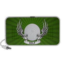 Golf Wings Doodle Travelling Speaker