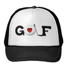 Golf with Golf Ball Mesh Hat