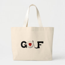 Golf With Golf Ball Tshirts and Gifts Tote Bag