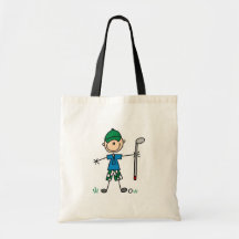 Golfer Tshirts and Gifts Canvas Bag