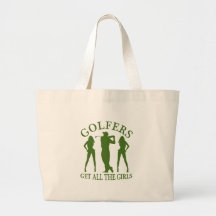 Golfers Get All The Girls Canvas Bag
