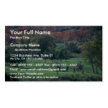 Golfers with fall foliage in background, Queechee, Business Card Template