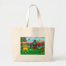 Golfing Frogs - Tournament Canvas Bag
