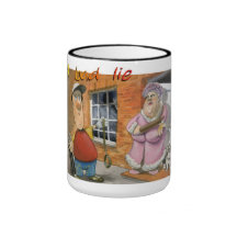 Golfing fun mug