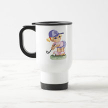 Golfing Girl Travel Mug