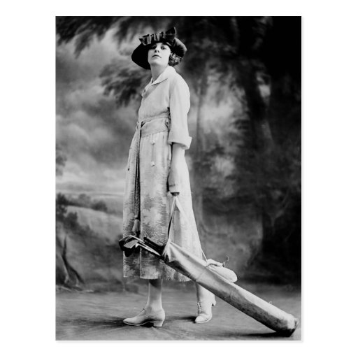 Golfing in Style, 1920s Post Cards