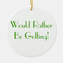 Golfing Ornament!