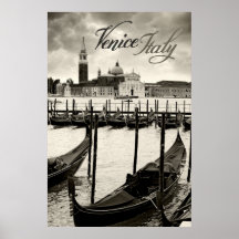 gondolas in venice posters