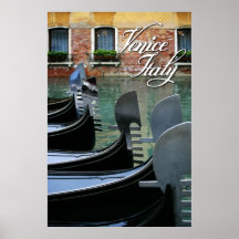 gondolas in venice posters