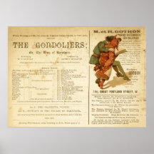 Gondoliers Cast Posters