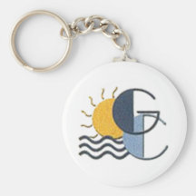 Gone Coastal Keychain