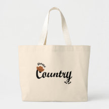 gone country yeehaw canvas bag