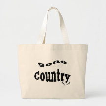 gone country yeehaw tote bag