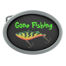 Gone Fishing Belt Buckle