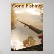 Gone Fishing... Print