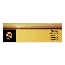 Gone Fishing Profile Card Business Card Templates