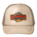 GONE FISHING TRUCKER HAT