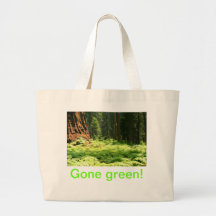 Gone Green Jumbo Tote Bag