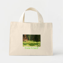 Gone Green Tiny Tote Tote Bag