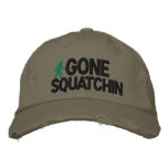 Gone Squatchin Deluxe version embroidered hats