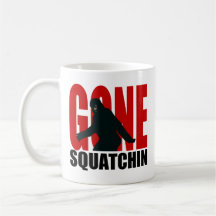 Gone Squatchin (Red & Black) Coffee Mug