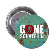Gone Squatchin Vintage Pin